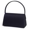 Aurora Black Formal Bag with a Satin Top, Water-Repellent, and Large Design. Perfect for Weddings, Funerals, Entrance Ceremonies, Graduations, and