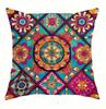 Pcs Boho Mandala Pillow Covers Colorful Ethnic Floral Decorative Pillowcases for Sofa Bedroom Living Room Home Decor