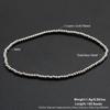 Steel Bead and Pearl Bracelet, 304 Stainless Steel Elastic String Bracelet