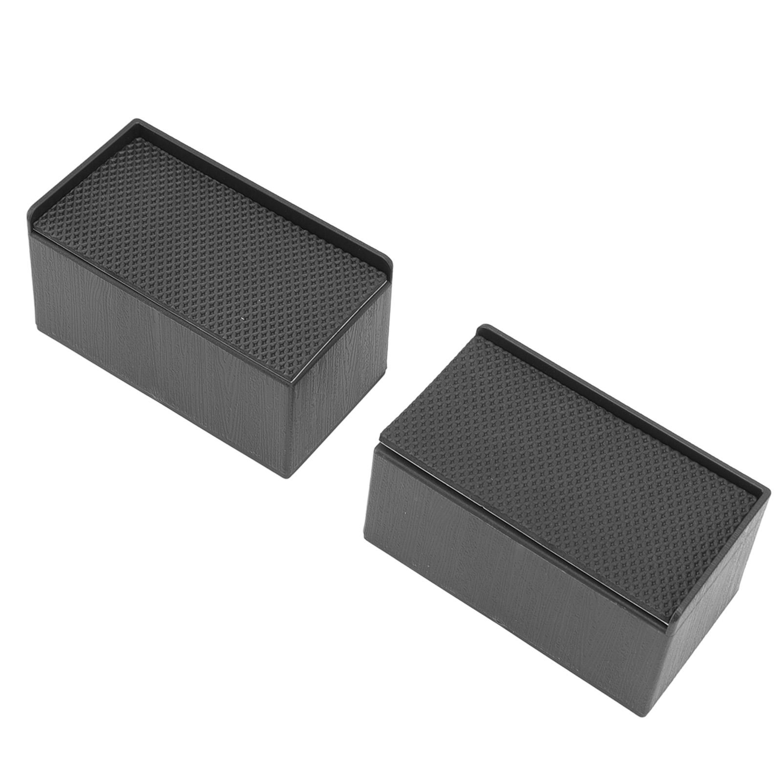 Risers de Meubles Rectangulaires en Forme de L Caoutchouc  Risers de Canapé Capables Surélever Tables Chaises Canapés Lits Robustes Pieds en Caoutchouc Antidérapants