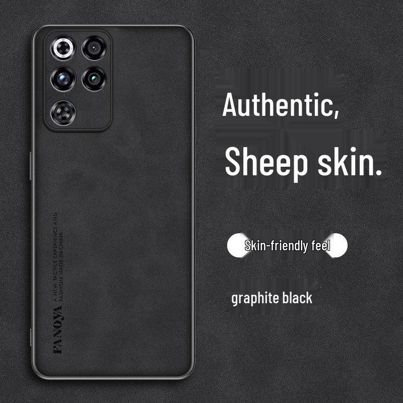 Compatible with Red Magic 11 Air & 10 Pro, Black Shark 5 Pro Luxury Leather/Suede Protective Phone Case.