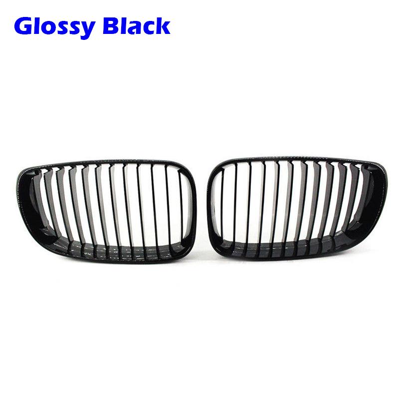 Rhyming Car Nierengrill Dual Single Slat Black Sport Racing Grille für BMW 1er E81 E82 E87 E88 2008–2013 Auto