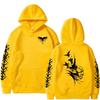 New Men's Autumn and Winter Hoodies Sweatshirts Crow Ancient Bell Print Adult Fashion Leisure Sports Long Sleeve Pullover Tops