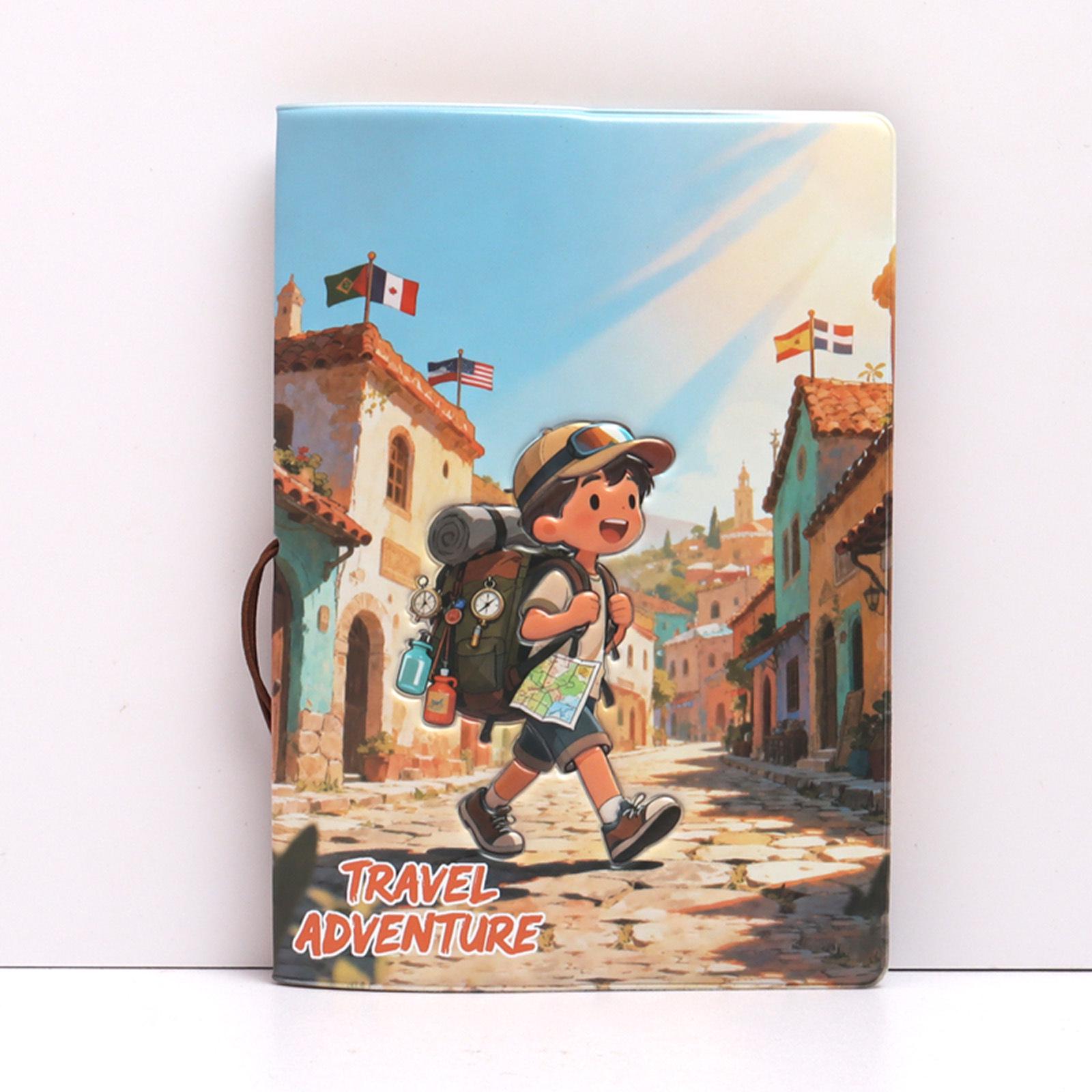 

Cute Cartoon PVC Passport Cover - Boy & Girl Style Waterproof Holder