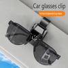 Fashion Car Glasses Holder Clip-Durable ABS Resin, Easy Installation for All Vehicle Models, Keeps Fashion Glasses On Sun Visor