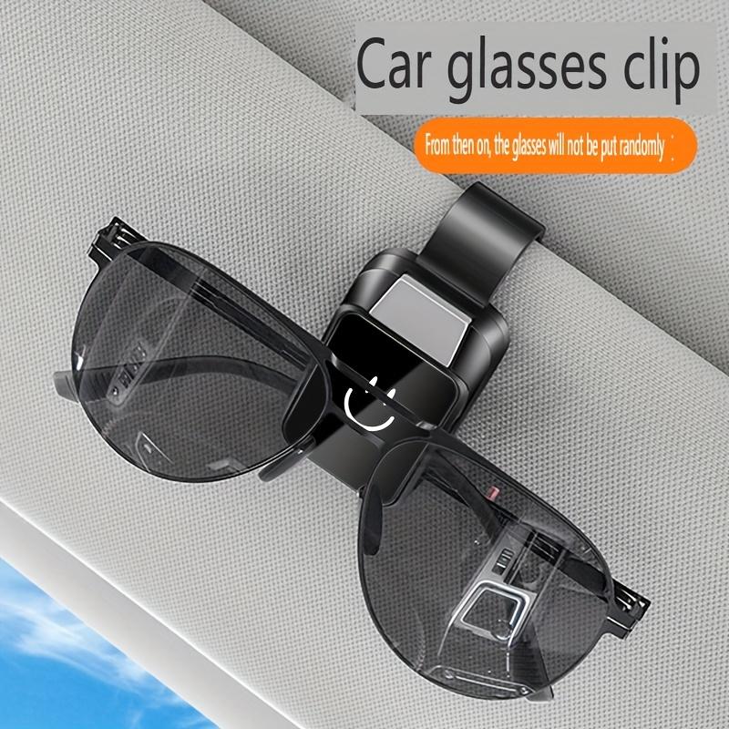 Fashion Car Glasses Holder Clip-Durable ABS Resin, Easy Installation for All Vehicle Models, Keeps Fashion Glasses on Sun Visor