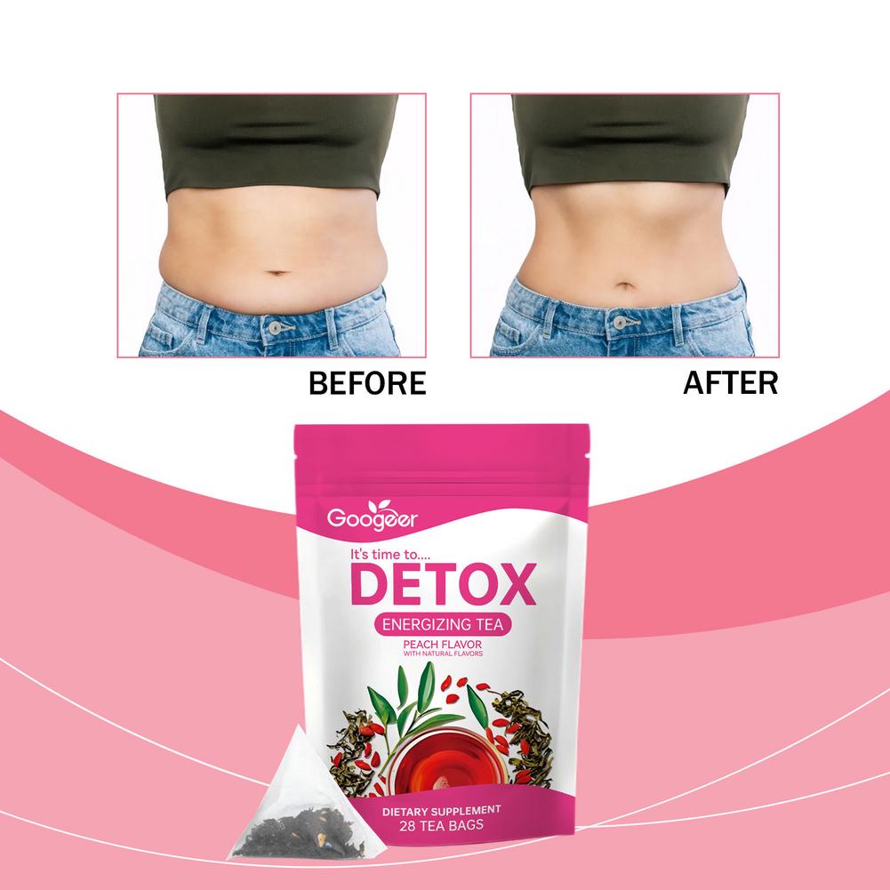 28-84pcs Googeer Herbal Detox Tea Slimming Body Enhance Immunity Fat Burning Shaping Curves Weight Loss Tea for Tighten Abdomen