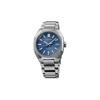 Seiko Astron Series 100 Meters Waterproof Solar Quartz Titanium Strap Men's Watch Blue Dial SBXY061