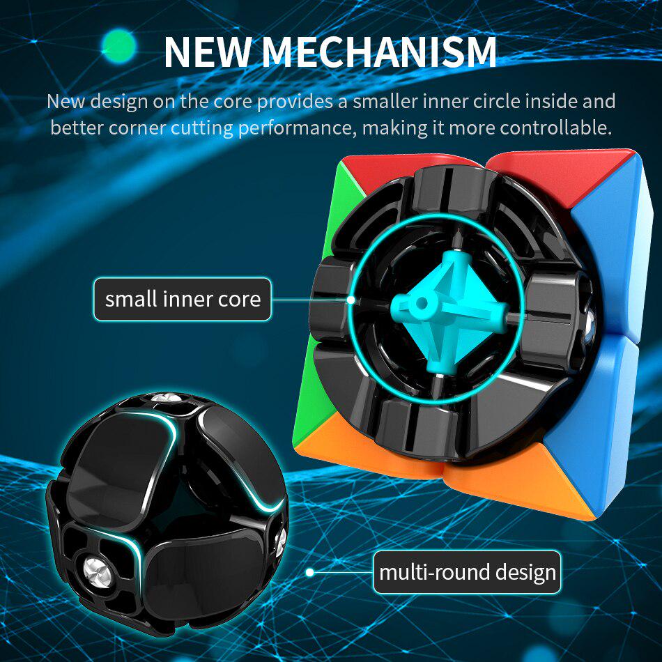 2x2 Magic SpeedCube Educational Toys 2x2x2 Magico Cubo Educational Toys Puzzle Cube