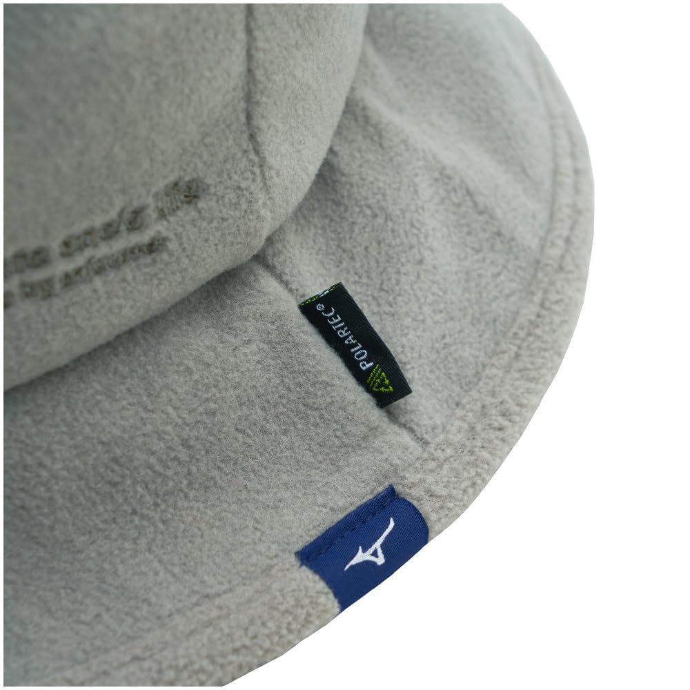 MIZUNO Polartec Micro Bucket Hat Fleece Recycled Polyester B2JWA502 Mushroom Gray Free Size