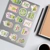 50PCS Green Aesthetic Stickers Cute Plant Food Vsco Sticker Waterproof Vinyl Decals for Scrapbook Water Bottle Laptop Computer