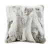 CX-D-17A 50x50cm Pernă Decorativă Cozy pentru Casă Husa Pernă din Blană Naturală de Iepure