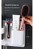 Punch-Free Wall-Mounted Bathroom Toothbrush & Toothpaste Holder Set