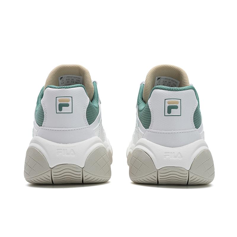 New FILA Cushioning, Abrasion Resistant, Breathable, Coverage, Support Low Top Running Shoes Men's White F12M532165FWA