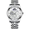BINBOND Skeleton Reloj Mechanical Wristwatches For Men Luxury Luminous Waterproof Precise Automatic Tourbillon Men's Watch