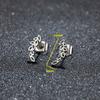 Bohemian Tiny Monstera Leaves Stud Earrings For Women Piercing Ear Surgical Steel Plant Leaves Ear Studs Pendientes Gift