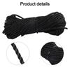 6mm 3-Strand Paracord-Rope Black Rope Coils Nylon Polypropylene Rope Boat Rope For Home Decoration Accessories