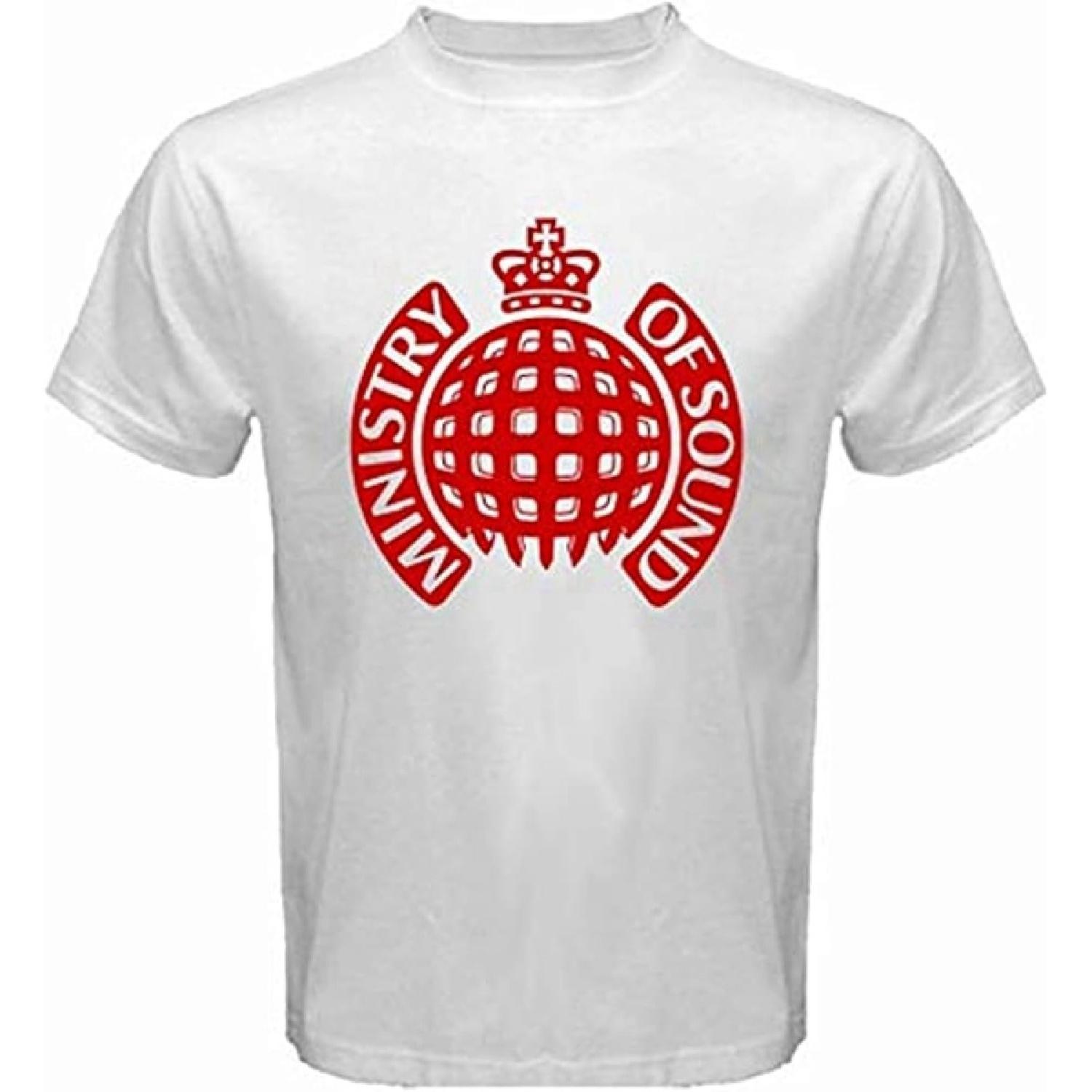 ФРУКТОВЫЕ ВИЛКИ Ministry of Sound Dance House Music Логотип Мужская Футболка XS S белый
