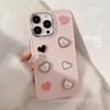 Sweet Love Pearl 17promax Apple 15 Mobile Phone Case Iphone13 Three dimensional Gem 11 Suitable for 16 Soft Set