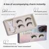 Mit Applikator Magnetische Wimpern Natürlicher Look Falsche Wimpern Heiße Fake Lashes Tägliches Tragen