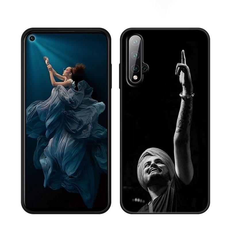 Sidhu Moose Wala Schwarze Handyhülle Für Honor 70 90 Lite X40 GT X50 i X5 Plus X6A X6S X7A X8A X8B X6 X7 X8 X9 4G X9A X9B 5G