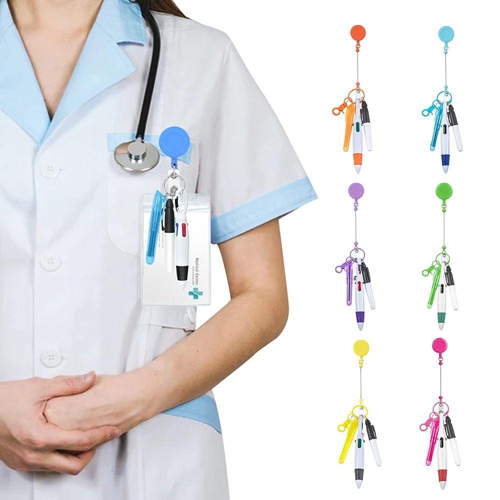 DIY Nurse Pen Set Retractable Ball Pen NEW Permanent Marker  Gift