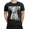Frieren Anime T-Shirts Men Anime Funny Cotton Tee Shirt Round Collar Short Sleeve T Shirts Printed Clothes
