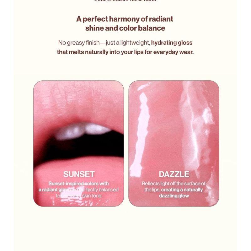 UNLEASHIA Sunset Dazzle Gloss Balm - 6 Colors