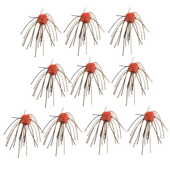 10 ks 1,4 cm/4 g Měkká kostka nástraha se sukýnkou Pomalu potápivá Barevná PVC Umělá kostka nástraha Sladkovodní Slanovodní Okoun Sumec Rybářské příslušenství