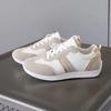 Women's Sport Shoes New Style Crossbody Flat Bottom Running Shoes Lightweight Casual White Sneakers Spring Summer