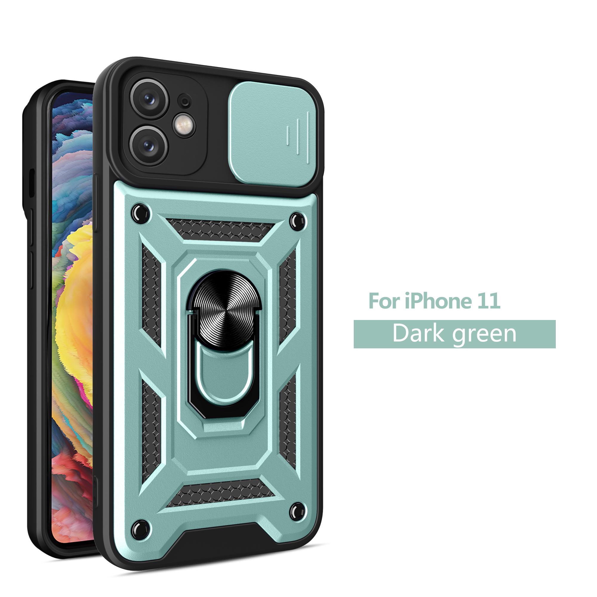 

Для iPhone 11 Чехол iPhone 12 Pro max Чехол iPhone 12 mini Магнитное кольцо-держатель Бронированный чехол для телефона Защита камеры сдвижной задняя крышка iPhone 12
