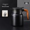 316 Stainless Steel Insulated Stewing Teapot with Temperature Display, Water Separation, and Customizable Patterns - Large Capacity.