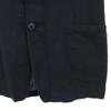 DRIES VAN NOTEN Linen Blend Drivers Jacket 48 Navy Men's Used