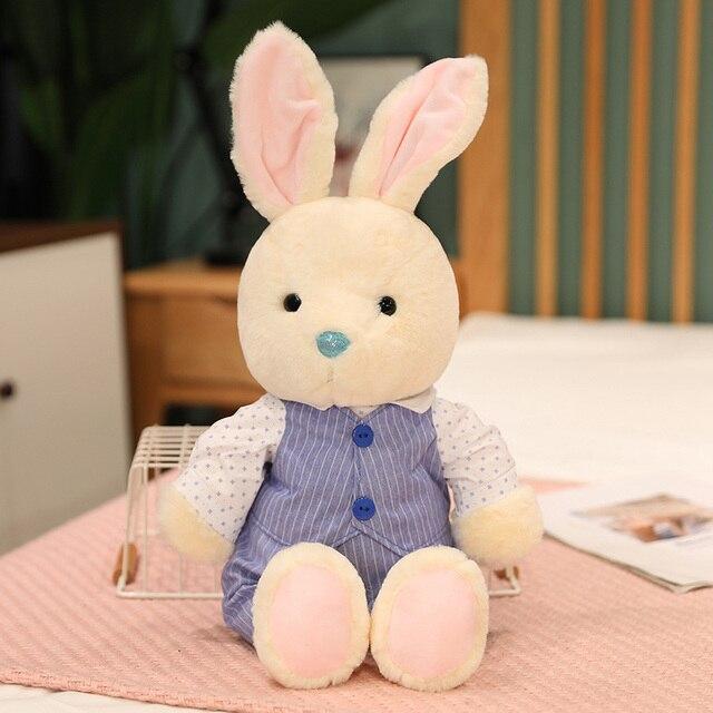 

1 шт. 30/40 см Kawaii пара плюшевых мишек кролика плюшевые игрушки милые рождественские куклы на день Святого Валентина мягкие мягкие подушки с животными хорошие подарки 40cm