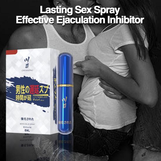 6ML Men's Delay Control Spray Enhance Stamina Odorless Formula Long-lasting Results Delay Time Spray