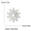 Rhinestone Snowflake Brooches for Women Unisex Christmas Pins Multi-color Available Fashion Jewellery Accessories Gifts