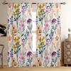 Retro Květinový Pastorační Styl Tištěné Závěsy Ložnice Obývací Pokoj Pracovna Kuchyňské Závěsy Okenní Dekorace Snadné Praní A Péče