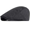 HT4786 Berets Spring Summer Linen Beret Hat Artist Painter Cap for Men Women Retro Ivy Flat Cap Male Female Adjustable Beret Cap