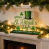 Elegant Patrick's Day Themed Acrylic Centerpieces with Lucky Clovers Fashion Irish Celebration Deck For Home