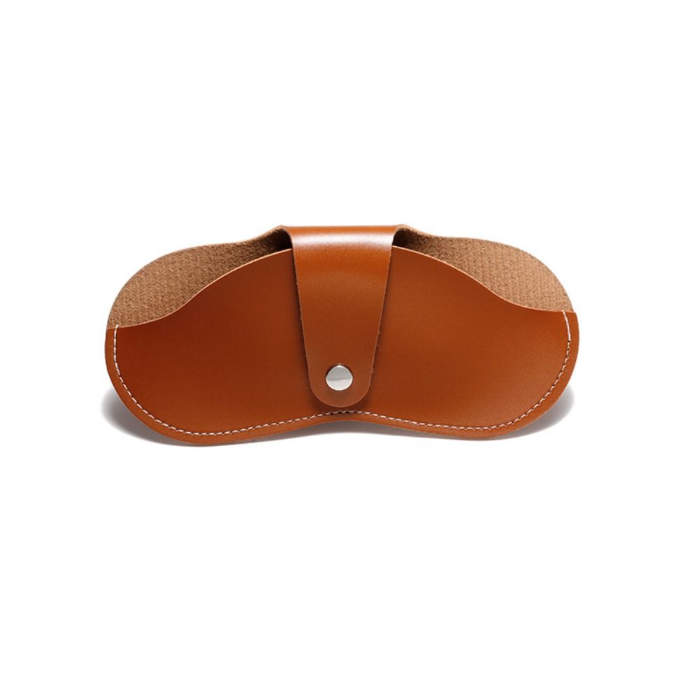 Clip de Rangement pour Lunettes de Soleil Halter Étui à Lunettes en Cuir PU Sac de Rangement pour Lunettes de Mode Féminin