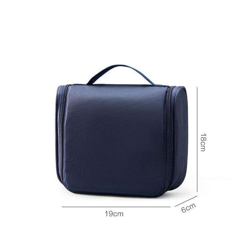 Oxford Toiletry Bag With Hook For Hanging Household Travel Daily Supplies Portable Organizer Storage Bag Foldable Cosmetic Bag