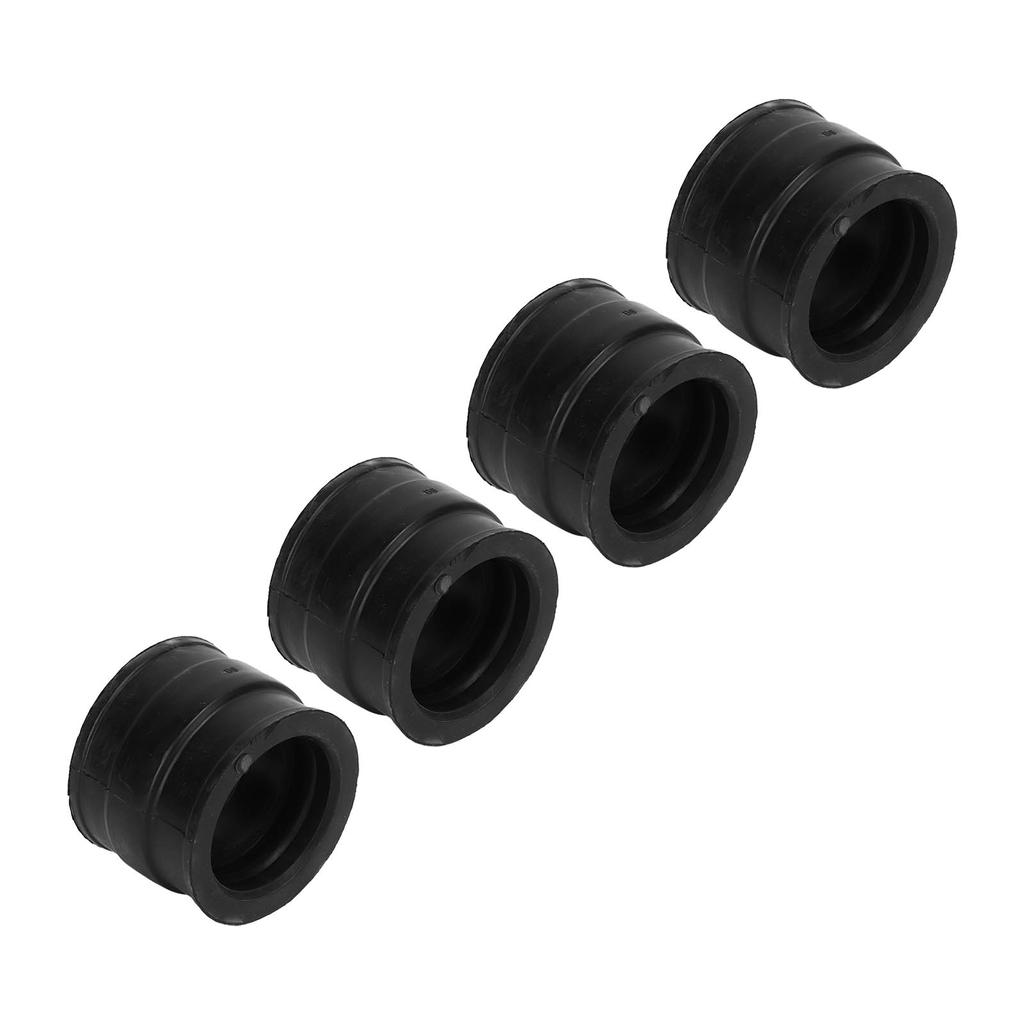 4pcs Carburetor Intake Manifold Boots Rubber 35mm To 37mm Replacement for CB650 RC03 1979‑1982