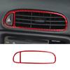 Red Carbon Fiber Center Air Vent Cover Trim For Chevrolet Corvette C5 1998-04