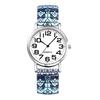 Women's Watch Cute Bohemian Style Bellows Strap Fashionable Analog Display Free Size Stainless Steel Band Waterproof Quartz Watch Fashion Accessory -