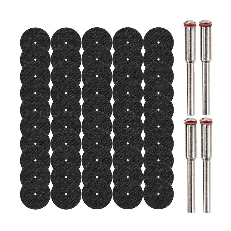 

54pcs Abrasive Cutting Disc 32mm With Mandrels Grinding Wheels For Accesories Metal Cutting Rotary Tool Saw Blade 54pcs /Set