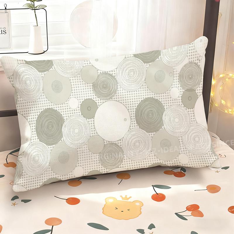Colorful Circles Pillowcase Design Suitable For Sofa Bedroom Car Pillow Cover Cushion Rectangular Back Cushion