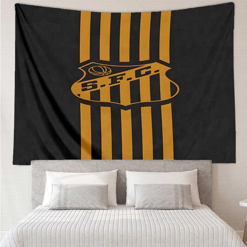 1PC Powerful Football Crest Design Printed Tapestry Room Decoration Wall Hanging for Living Room Bedroom, dormitory, Birthday and Christmas gifts