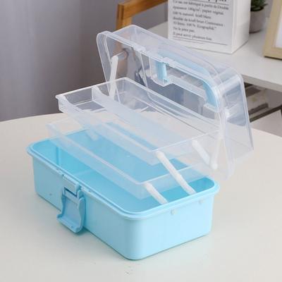 Nail Art Box Storage Box Cosmetic Case Desktop Organizer Simple Storage Case Sundries