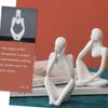 The Thinker Abstract Statues Sculptures Yoga Figurine Nordic Living Room Home Decor Decoration Maison Desk Ornaments gift