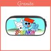 Sprunki Game Character Print Student Single Layer Stationery Storage Bag For Students And Office Supplies